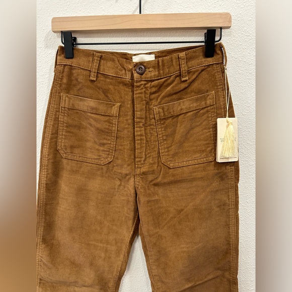 DÔEN BNWT Maritime Pant in Pecan Corduroy - US 25 - Picture 6 of 13